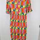 Second-Hand - Gorman Rainbow Crinkle Texture Sun Dress Size 14 - SwapUp