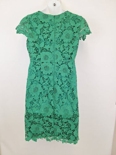 Second-Hand - Moss & Spy Diamante Vine Leaf Midi Dress Size 16 - SwapUp
