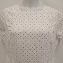 Second-Hand - Surii Crisp White Mini Polka Dot Maxi Dress Size 14 - SwapUp