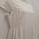 Second-Hand - Surii Crisp White Mini Polka Dot Maxi Dress Size 14 - SwapUp
