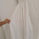 Second-Hand - Surii Crisp White Mini Polka Dot Maxi Dress Size 14 - SwapUp
