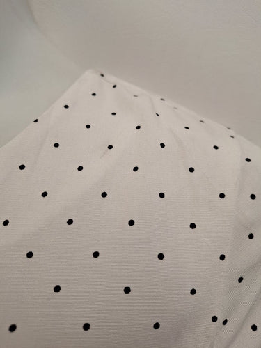 Second-Hand - Surii Crisp White Mini Polka Dot Maxi Dress Size 14 - SwapUp