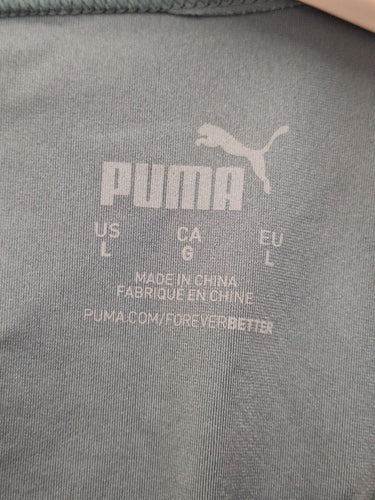 Second-Hand - Puma Vibrant Colour Block Athletic Top Size L - SwapUp