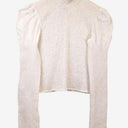Second-Hand - Scanlan Theodore Elevated High Neck Shirred Blouse Size 8 - SwapUp