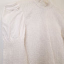 Second-Hand - Scanlan Theodore Elevated High Neck Shirred Blouse Size 8 - SwapUp