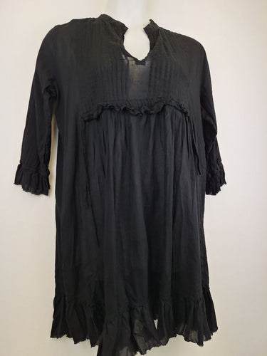 Second-Hand - Holiday Breezy Cotton Mini Blouse Size S - SwapUp