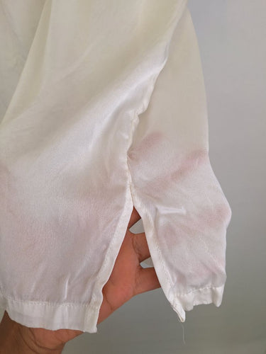 Second-Hand - DISSH Delicate Silk Semi-Sheer Top Size 16 - SwapUp