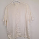 Second-Hand - DISSH Delicate Silk Semi-Sheer Top Size 16 - SwapUp