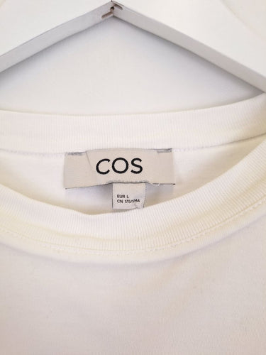 Second-Hand - COS Oversized Batwing White T-shirt Size L - SwapUp