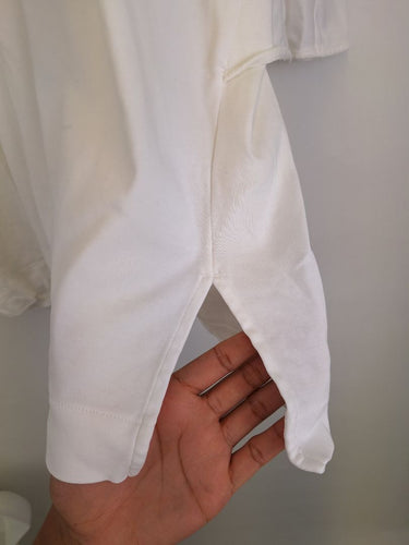 Second-Hand - COS Oversized Batwing White T-shirt Size L - SwapUp