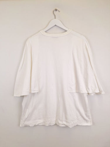 Second-Hand - COS Oversized Batwing White T-shirt Size L - SwapUp