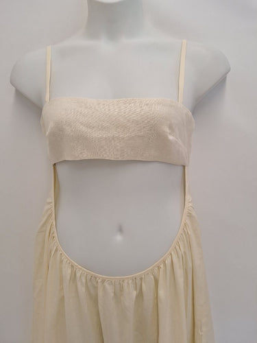 Second-Hand - Venroy Breezy Summer Cut Out Linen Maxi Dress Size L - SwapUp