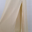 Second-Hand - Camilla and Marc Alto Dropped Waist Cream Halter Maxi Dress Size 14 - SwapUp