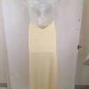 Second-Hand - Camilla and Marc Alto Dropped Waist Cream Halter Maxi Dress Size 14 - SwapUp