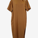 Second-Hand - Camilla and Marc Caramel Long Knot Midi Dress Size 6 - SwapUp