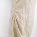 Second-Hand - Sir Chic Tamara Ruched Linen Mini Dress Size L - SwapUp