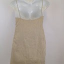 Second-Hand - Sir Chic Tamara Ruched Linen Mini Dress Size L - SwapUp