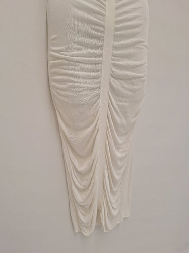 Second-Hand - Sir Semi Sheer Ruched Maxi Dress Size M - SwapUp