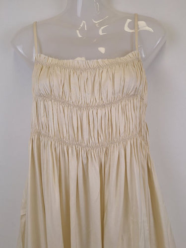 Second-Hand - Bec & Bridge Dali Ivory Shift Mini Dress Size 10 - SwapUp