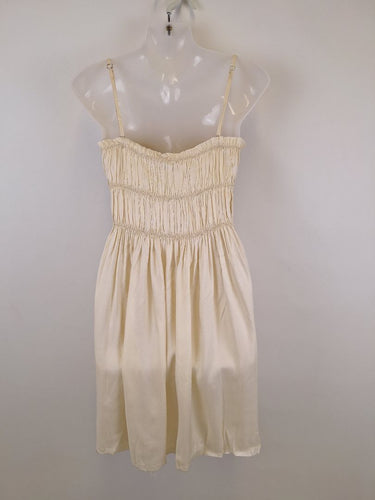 Second-Hand - Bec & Bridge Dali Ivory Shift Mini Dress Size 10 - SwapUp