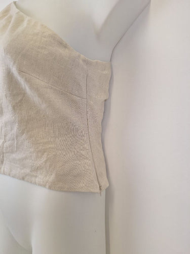 Second-Hand - Sir Ecru Affogato Asymmetric Top Size 14 - SwapUp