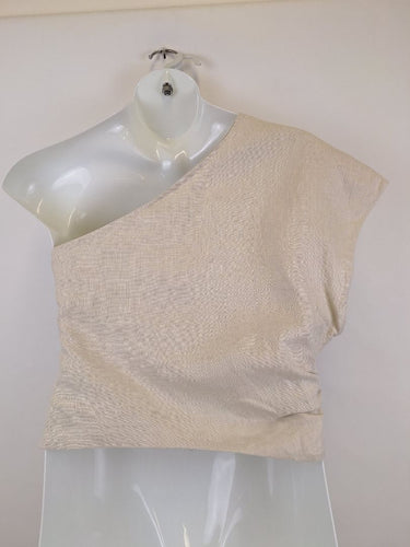 Second-Hand - Sir Ecru Affogato Asymmetric Top Size 14 - SwapUp