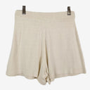 Second-Hand - Assembly Label Chalk June Silk Knit Shorts Size 8 - SwapUp