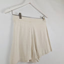 Second-Hand - Assembly Label Chalk June Silk Knit Shorts Size 8 - SwapUp