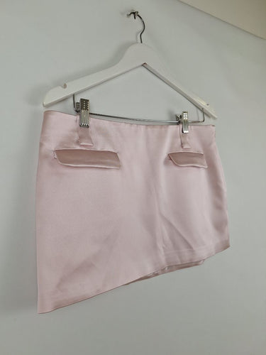 Second-Hand - ELSA Satin Double Pocket Mini Skirt Size M - SwapUp