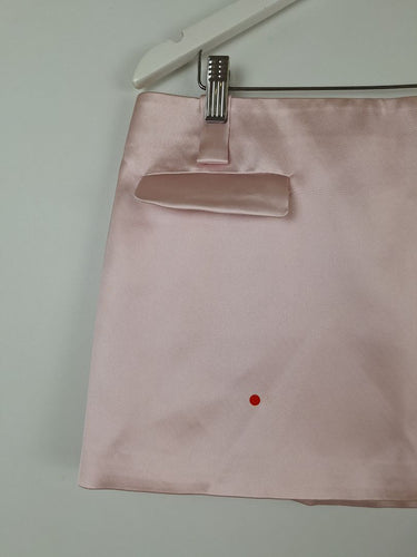 Second-Hand - ELSA Satin Double Pocket Mini Skirt Size M - SwapUp