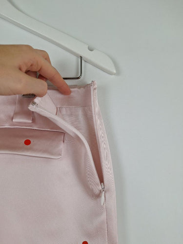 Second-Hand - ELSA Satin Double Pocket Mini Skirt Size M - SwapUp