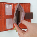 Second-Hand - Spencer & Rutherford Multi Compartment Textured Wallet Size None - SwapUp