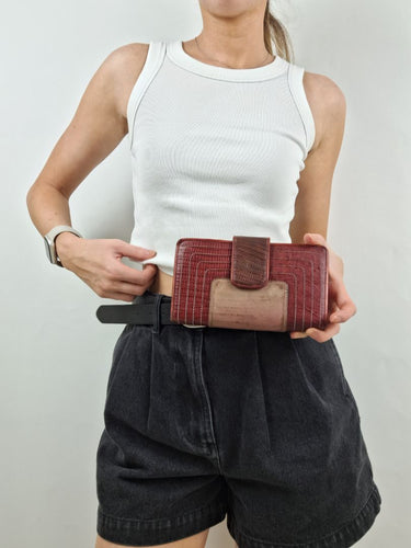 Second-Hand - Spencer & Rutherford Multi Compartment Textured Wallet Size None - SwapUp