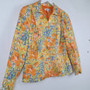 Second-Hand - Coldwater Creek Springtime Watercolor Floral Jacket Size 14 - SwapUp