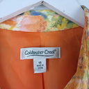 Second-Hand - Coldwater Creek Springtime Watercolor Floral Jacket Size 14 - SwapUp