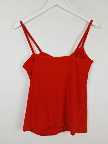 Second-Hand - Motto Candy Red Singlet Top Size 16 - SwapUp