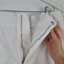 Second-Hand - Seed Clssic Structured White Mini Shorts Size 12 - SwapUp
