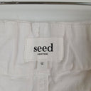 Second-Hand - Seed Clssic Structured White Mini Shorts Size 12 - SwapUp