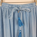 Second-Hand - Tree of Life Flowy Blue Gradient Tiered Skirt Size S/M - SwapUp