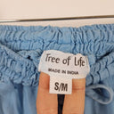 Second-Hand - Tree of Life Flowy Blue Gradient Tiered Skirt Size S/M - SwapUp