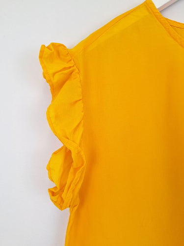 Second-Hand - Gorman Fun Sunshine Silk Blend Top Size XS - SwapUp
