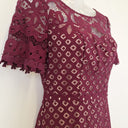 Second-Hand - Review Plum Tailored Lace Midi Dress Size 6 - SwapUp