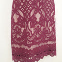 Second-Hand - Review Plum Tailored Lace Midi Dress Size 6 - SwapUp