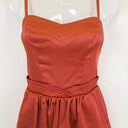 Second-Hand - Pilgrim Shimmering Copper Cocktail Mini Dress Size 6 - SwapUp