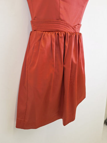 Second-Hand - Pilgrim Shimmering Copper Cocktail Mini Dress Size 6 - SwapUp