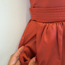 Second-Hand - Pilgrim Shimmering Copper Cocktail Mini Dress Size 6 - SwapUp