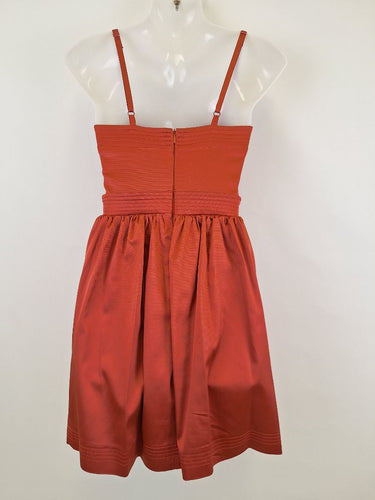 Second-Hand - Pilgrim Shimmering Copper Cocktail Mini Dress Size 6 - SwapUp