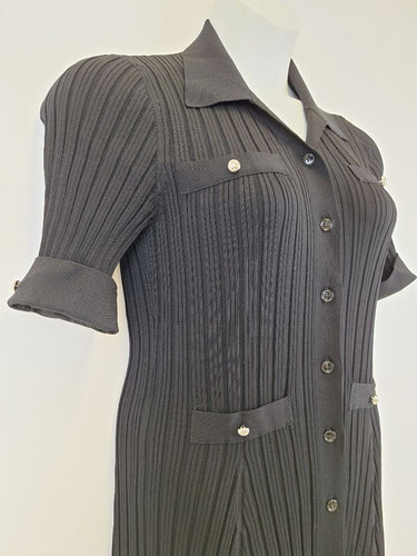 Second-Hand - Marcs Ribbed Midi Knit Polo Dress Size M - SwapUp