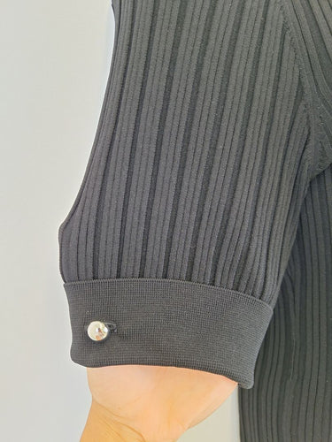 Second-Hand - Marcs Ribbed Midi Knit Polo Dress Size M - SwapUp