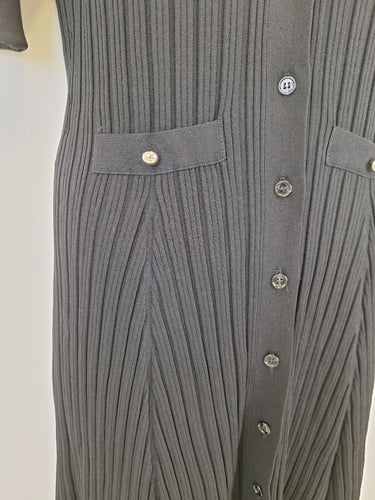 Second-Hand - Marcs Ribbed Midi Knit Polo Dress Size M - SwapUp